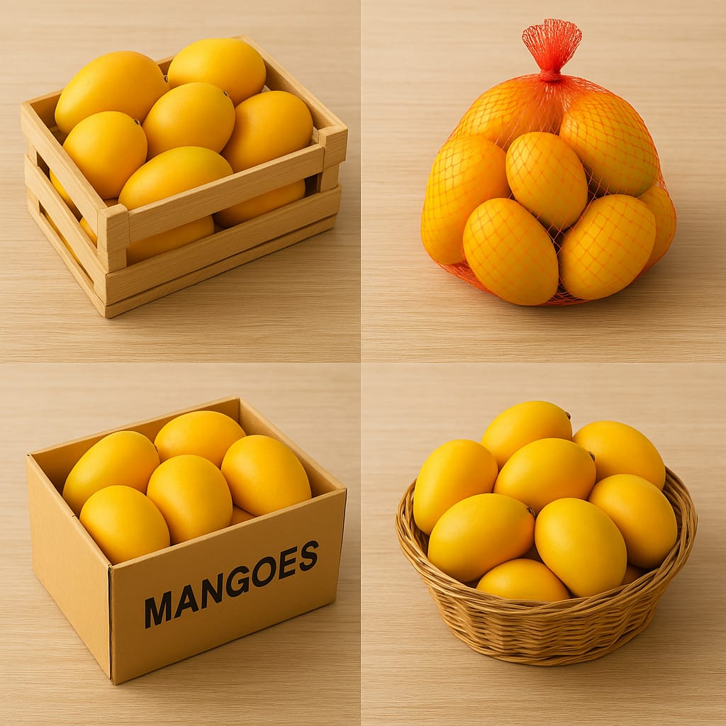 Kesar and Alphonso Mango